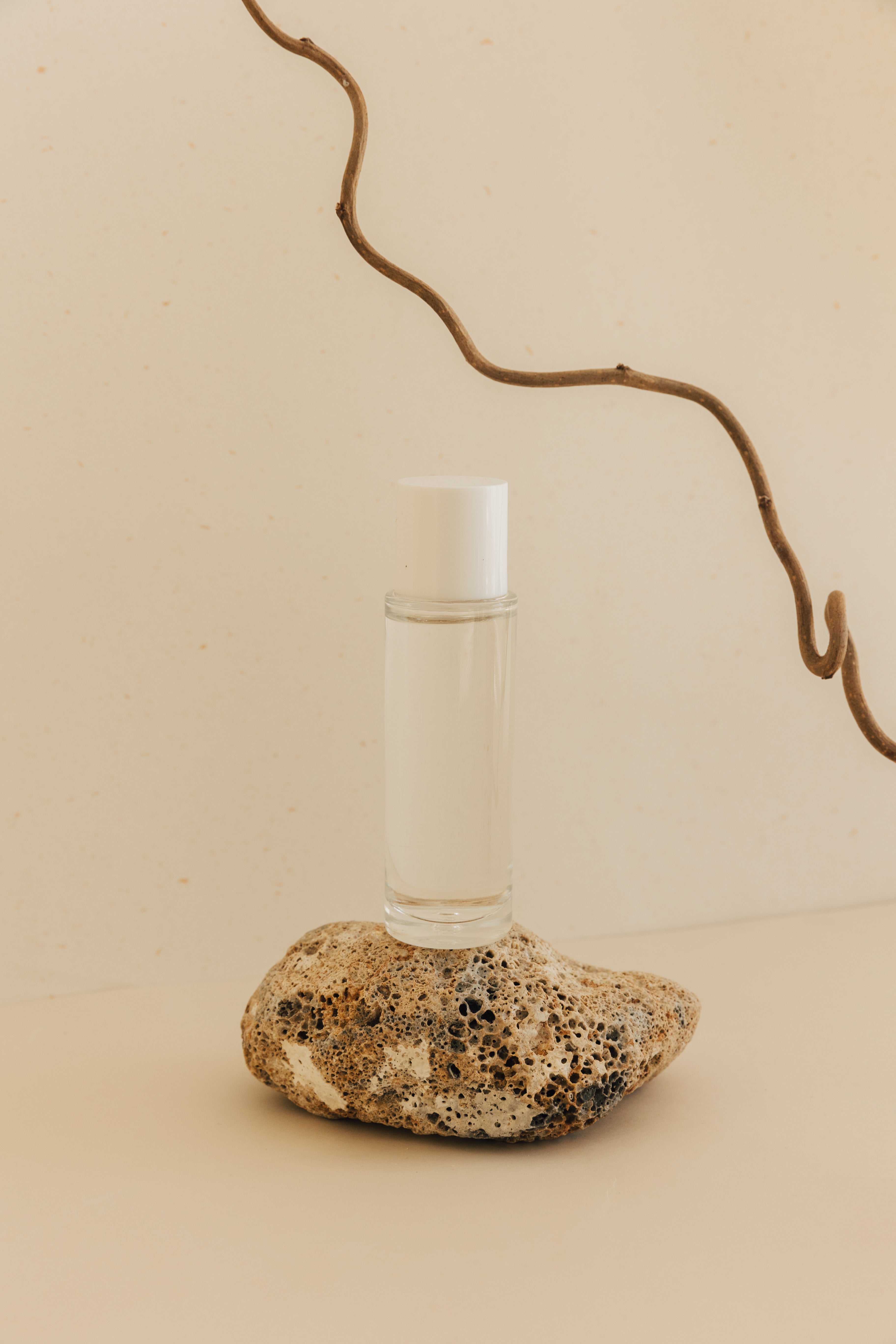 Glass Cosmetic Bottle Mockup