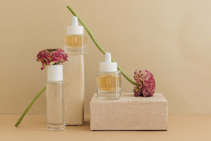 Glass Droppers & Spray Bottle Mockup