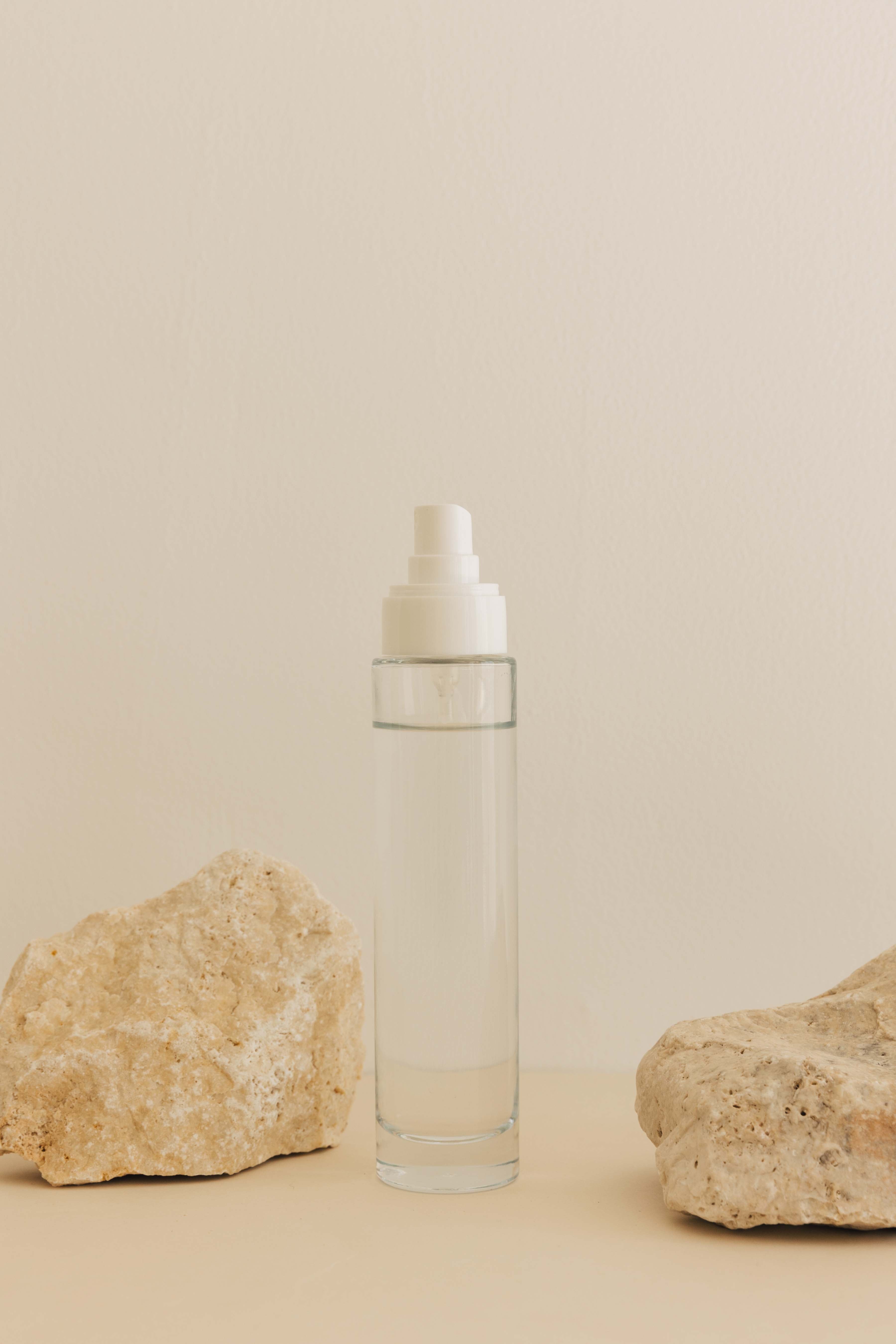 Luxury Mist Glass Bottle Mockup